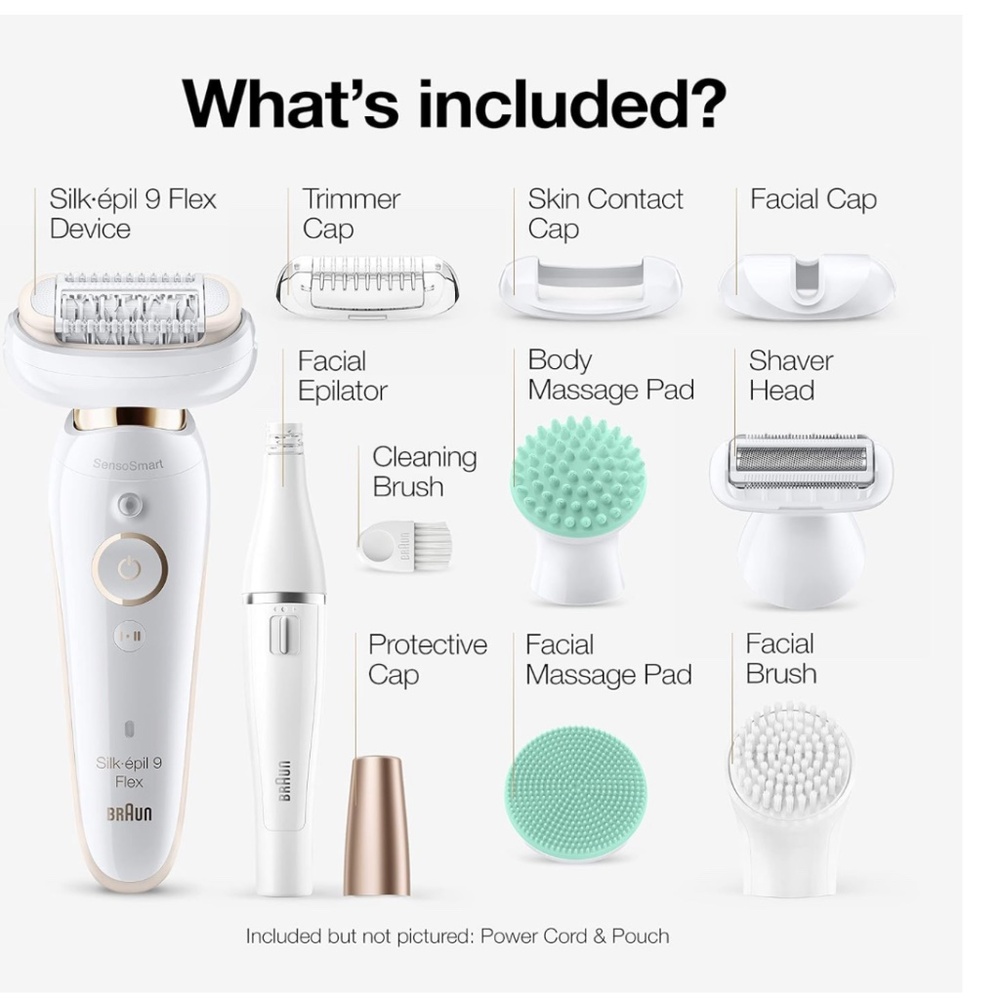 Braun Epilator Silk-épil 9 Flex 9-300 Beauty Set - Picture 4 of 5